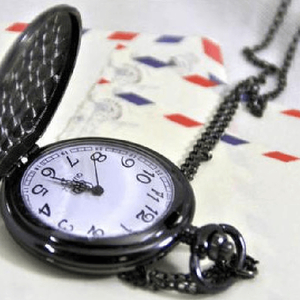 새 검정색 아라비아 숫자 체인 목걸이 회중시계 여행 기