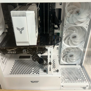 화이트 조립 pc