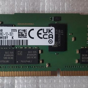 삼성 DDR4 ECC 32G 램 X 2개