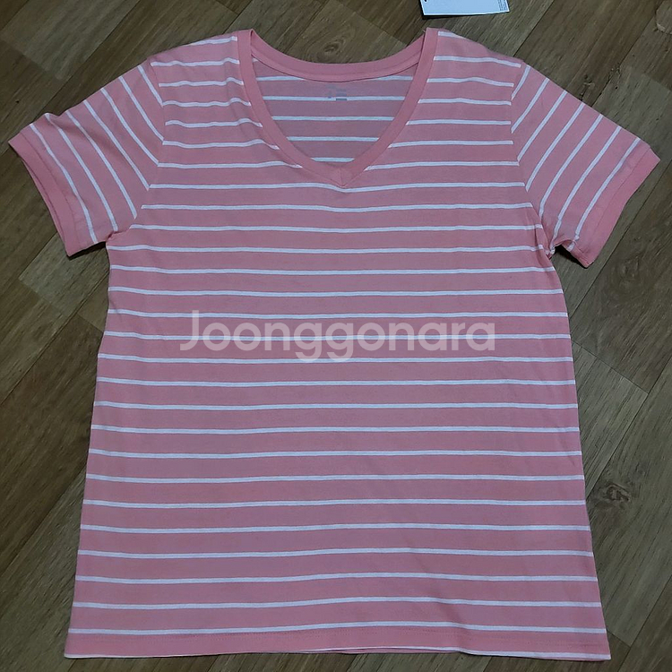 새상품 TE 면 모달 여자 반팔 티 셔츠 90 55--0