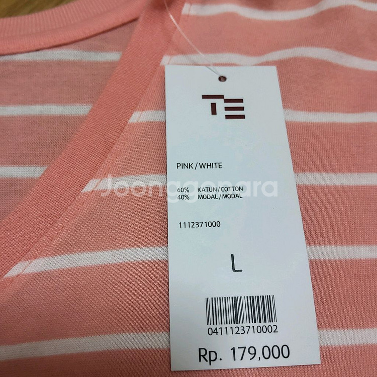 새상품 TE 면 모달 여자 반팔 티 셔츠 90 55--1