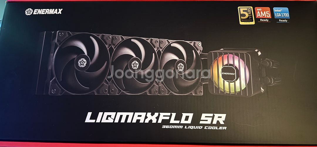 수랭 쿨러 Liqmaxflo sr 360mm 팝니다--0