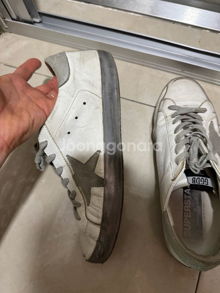 골든구스 실버 42사이즈--8