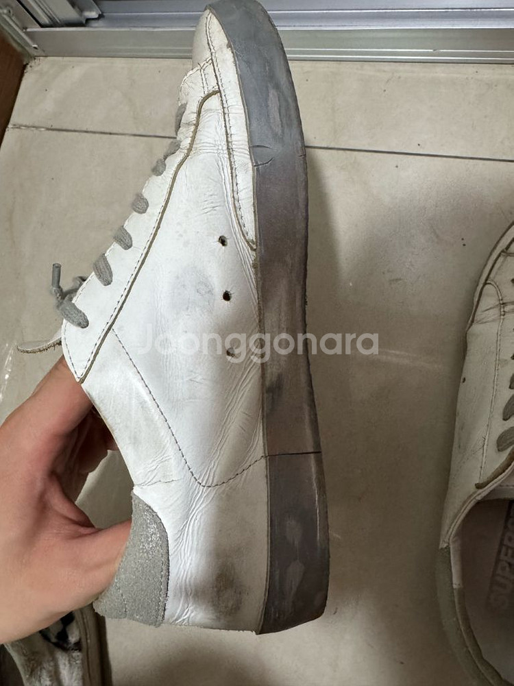 골든구스 실버 42사이즈--9