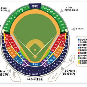 6월4일 잠실 두산vs기아 3루 네이비 2연석