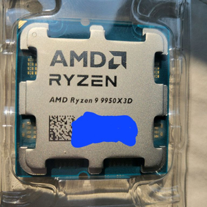라이젠 CPU 9950X3D 새상품