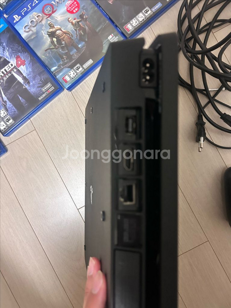 플스4 슬림 블랙--2