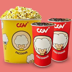 CGV콤보 더블콤보 라지콤보 카라멜팝콘 탄산음료 콜라
