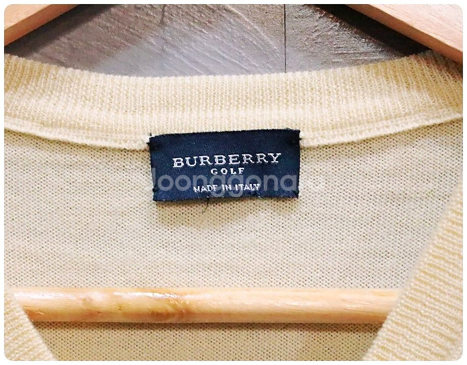 [XS] 버버리 골프 메리노울 니트 베스트--5