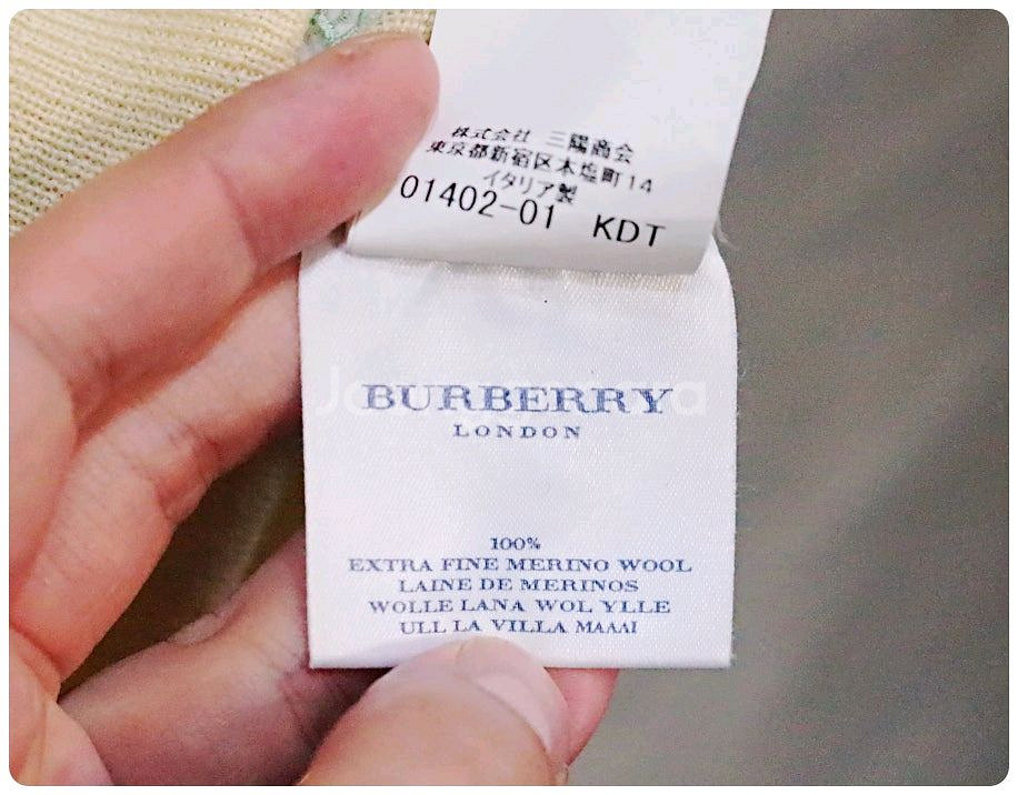 [XS] 버버리 골프 메리노울 니트 베스트--8
