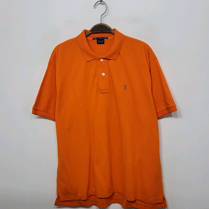(XL) 랄프로렌 폴로 반팔 카라티 주황 PK 티셔츠