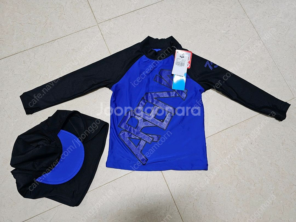 아레나 아동 래쉬가드 남아동 키즈 수영복 60 상의 +--0