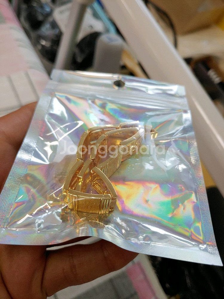 18k 도금 팔찌 20cm ㅡ 새제품--0