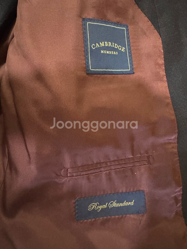 캠브릿지 멤버스 제냐 원단 44r/87 셋업--1