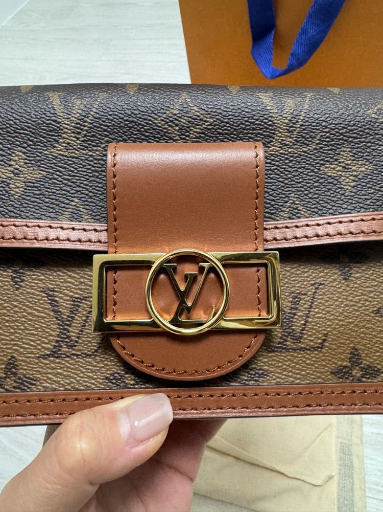 루이비통 도핀 체인 월릿 woc 이미지