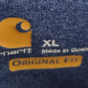 실측 XXL (110) 칼하트 딥블루 반팔티