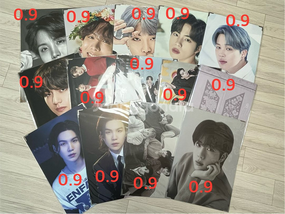 방탄 공식 포토 프레임(원가이하)--0