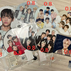 방탄 공식 부채(원가이하)
