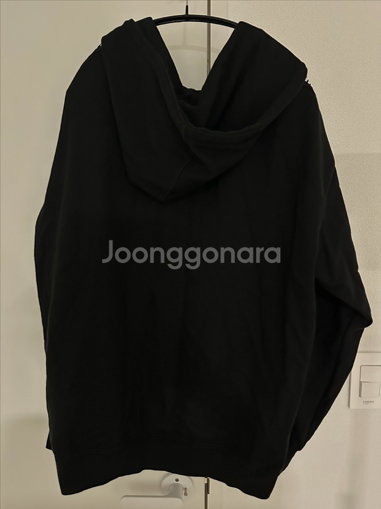 올라잇 레터링 후드집업--1