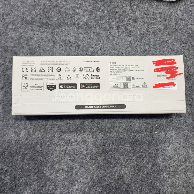 (미개봉)순토레이스S 그레블 그레이--1