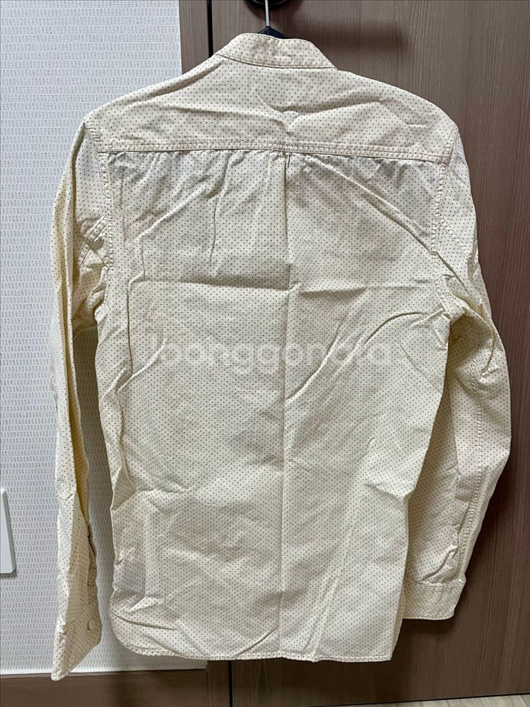 우체국택포) RRL 더블알엘 아이보리 도트 셔츠--1