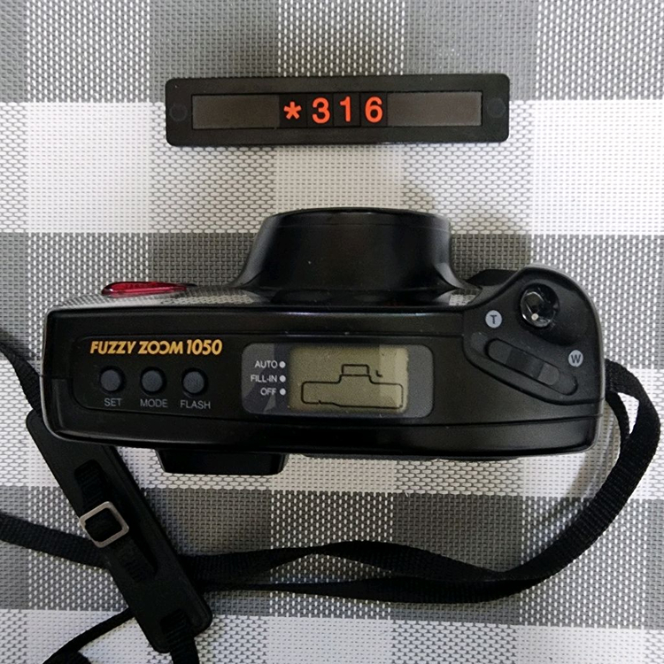 삼성캐녹스 퍼지줌 1050 필름카메라--1