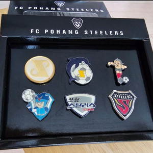 (구매)포항 포철축구단 아톰즈 배지