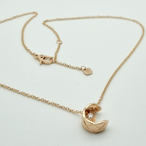클래식 무드 크로스커팅 골드 펜던트 (14K/18K