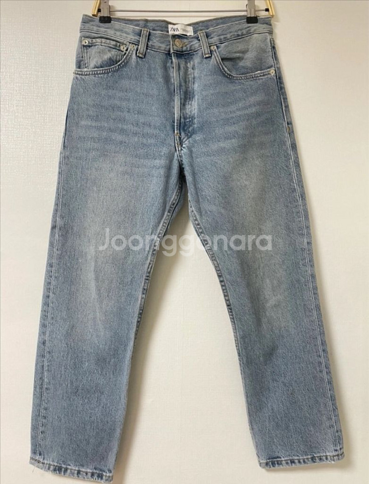 자라 데님 일자핏 팬츠 36사이즈--0