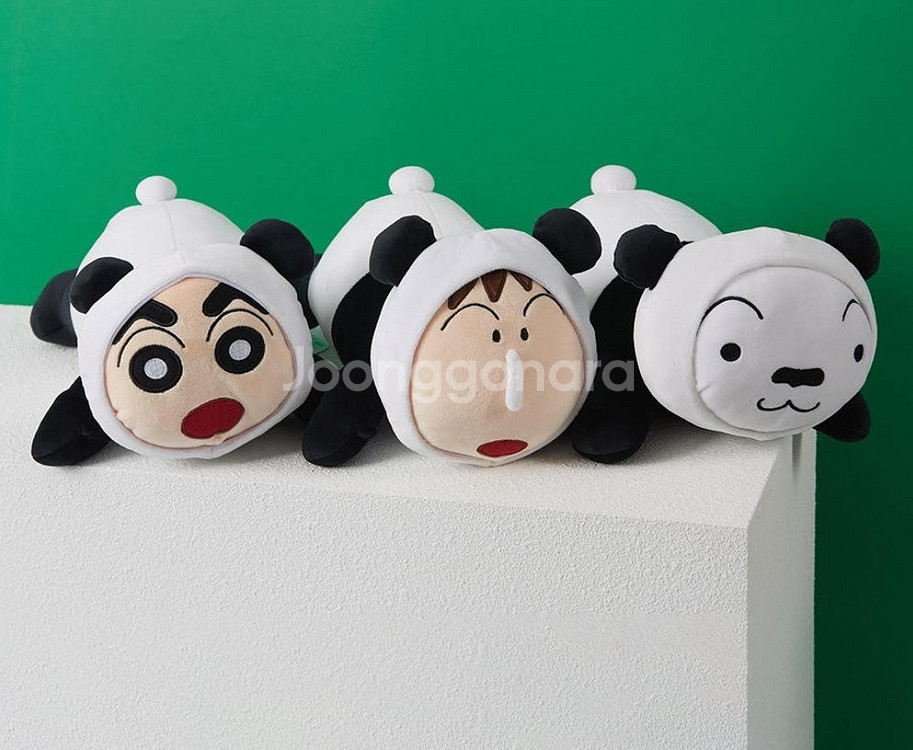 짱구는못말려 흰둥이/맹구/짱구 판다 대형 인형 50cm--0