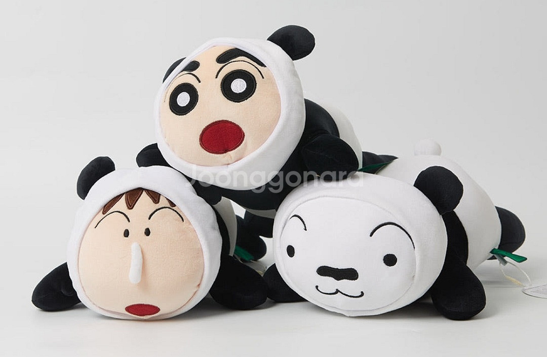 짱구는못말려 흰둥이/맹구/짱구 판다 대형 인형 50cm--1