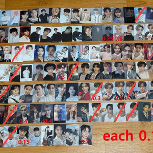 세븐틴 포카 트레카 굿즈(디노 위주)