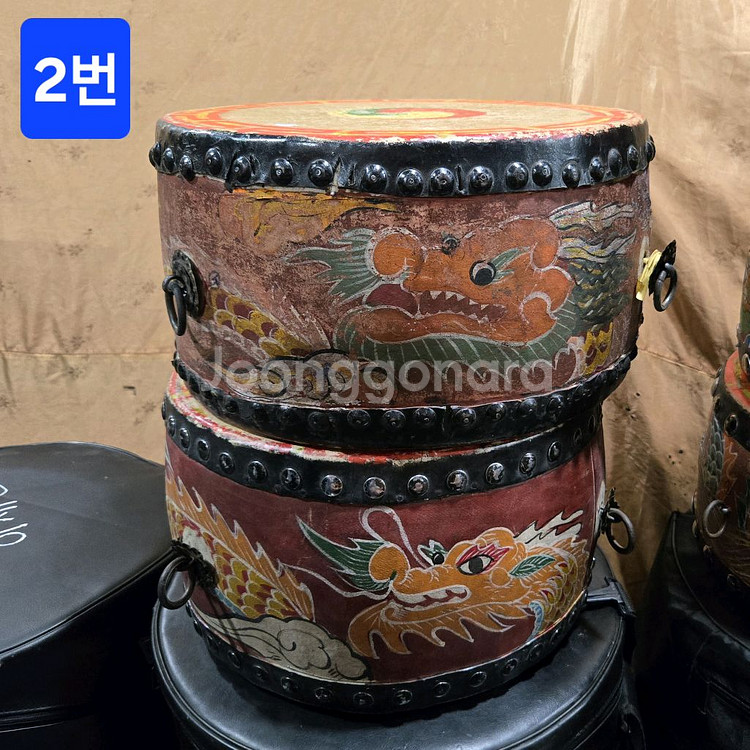 [전통북 판매] 당채 용북/용고/단청북/법고/옛날북--3