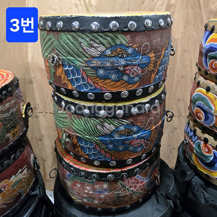 [전통북 판매] 당채 용북/용고/단청북/법고/옛날북--5