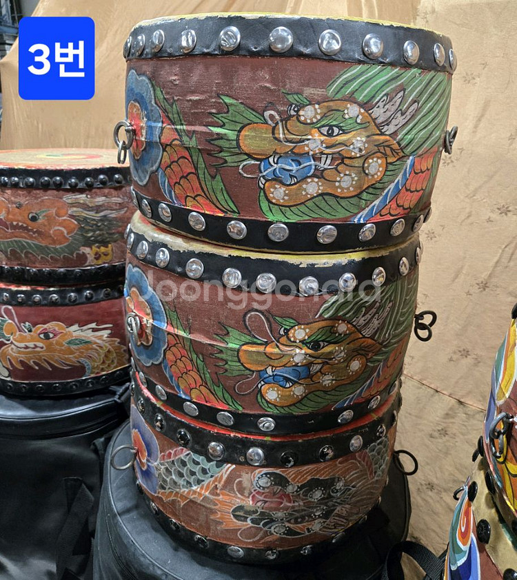 [전통북 판매] 당채 용북/용고/단청북/법고/옛날북--6