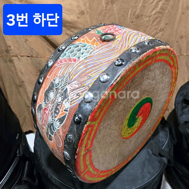 [전통북 판매] 당채 용북/용고/단청북/법고/옛날북--7