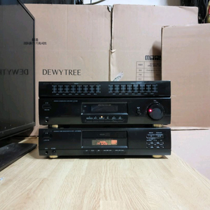 롯데 인티앰프 LA 390+CD플레이어 LC 390