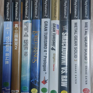 PS2 플스2 메탈기어솔리드3 반지의제왕 그란트리스모