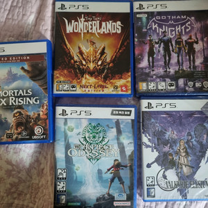 ps5 게임 5개 일괄 6만원(새상품)
