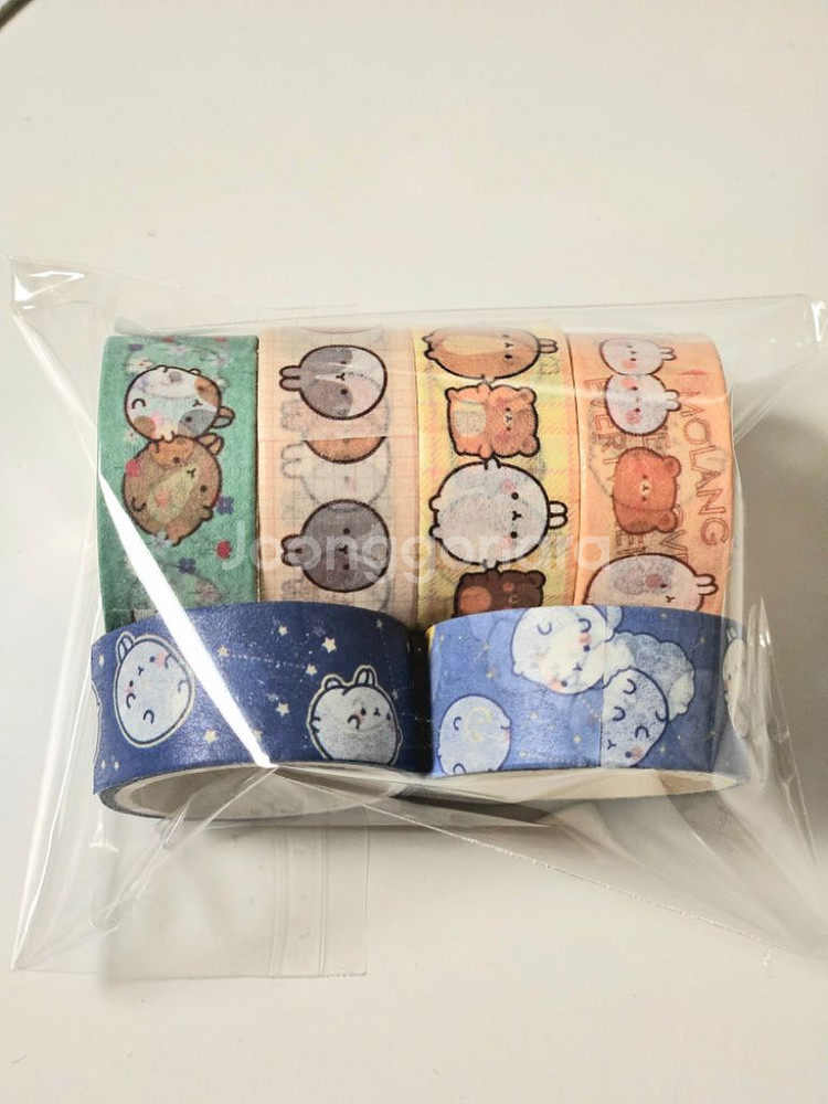 몰랑이 고전 문구 메모지 스티커 마테 스탬프 도장--2