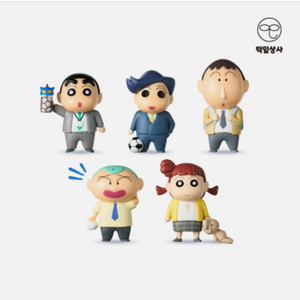 짱구 떡잎상사 슬리퍼참 5인방 일괄 미개봉