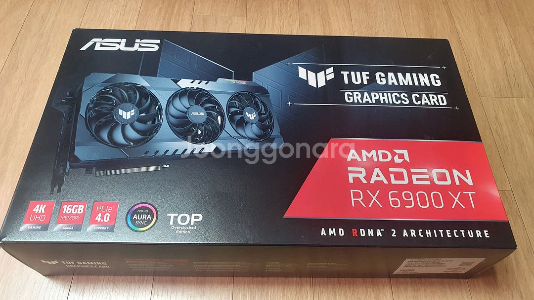 6900xt tuf top 수율 선별칩 터프 t16g--0
