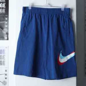 (XL) 나이키 반바지 팬츠 밴딩 블루 올드스쿨