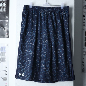 (XL) 언더아머 반바지 팬츠 밴딩 카모 패턴