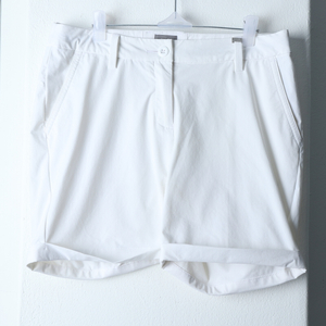 W(M) 아디다스 반바지 팬츠 기능성 화이트 면