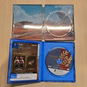 초회판 PS5 몬스터 헌터 와일즈 스틸북 세트