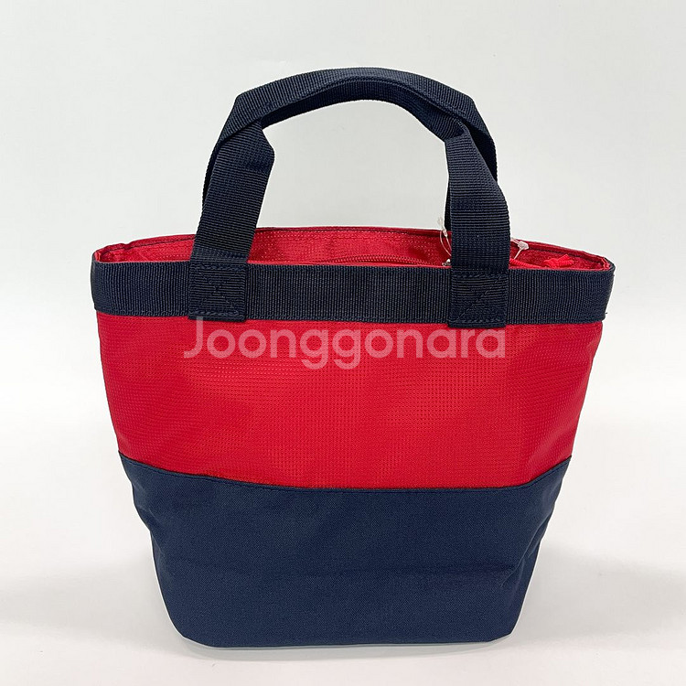 [새상품] 미즈노 보냉 토트백 레드×네이비--1