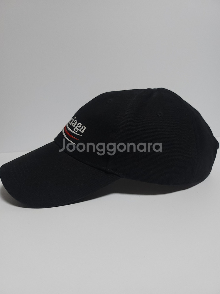 L 발렌시아가 블랙 웨이브로고 자수 볼캡 a035053--0