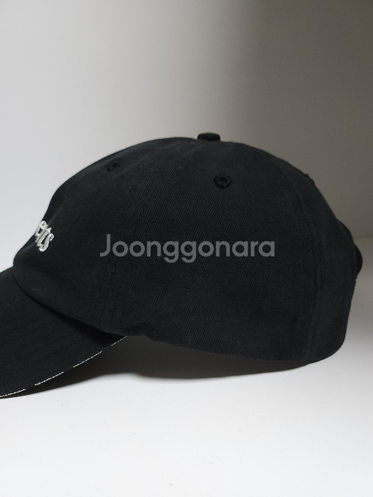 OS 베트멍 X 리복 블랙 자수 로고 볼캡 SS20CA--4