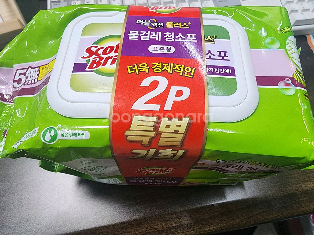 3M 물걸레청소포 표준형 2개묶음--0